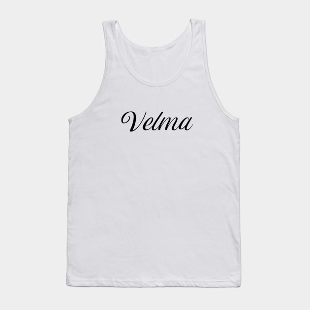 Name Velma Tank Top by gulden